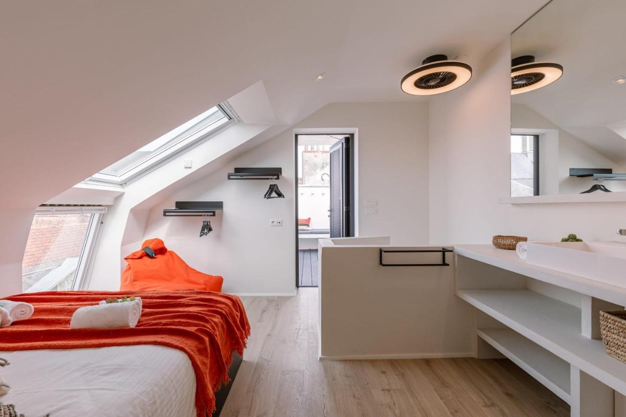 Duplex-Apartment With Terrace On Top Location In 헨트 외부 사진